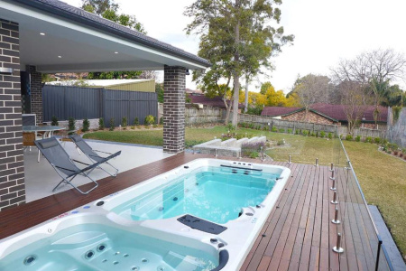 Плавательный спа бассейн Vortex Spas Hydrozone Exterme